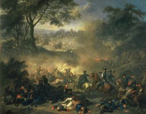 Натье Жан-Марк. Полтавская битва в 1709 году